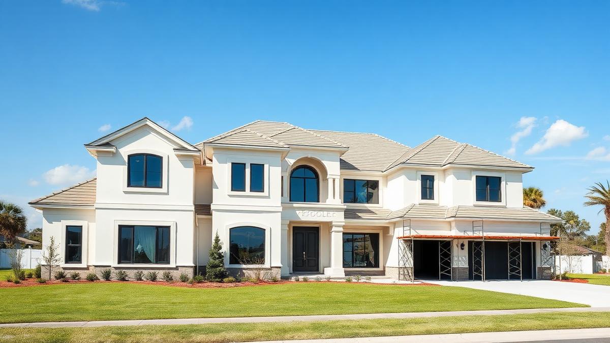 Newly built luxury home in a Tampa Bay upscale community.