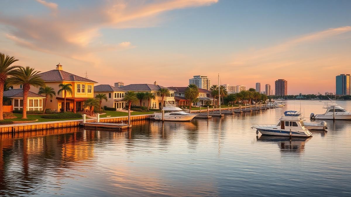 Waterfront luxury homes in St. Petersburg, Pinellas County.